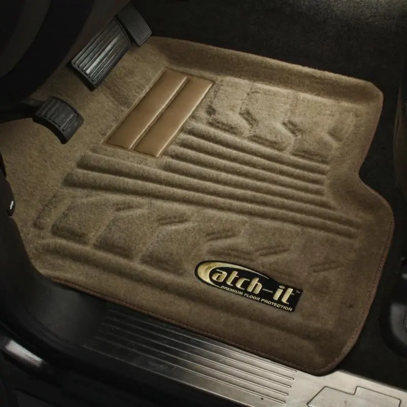 Lund 07-17 Ford Expedition Catch-It Carpet Front Floor Liner - Tan (2 Pc.) 1