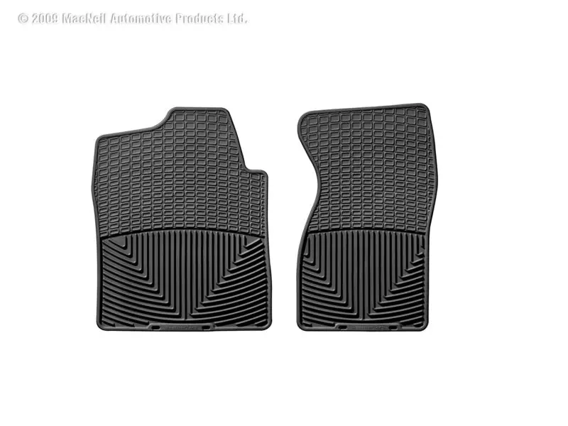 Weathertech 99-00 Chevrolet Silverado Crew Cab Front Rubber Mats - Black 2