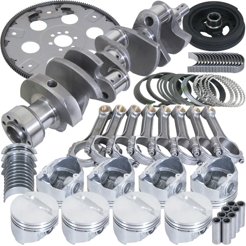 Eagle Chevy 350 1Pc 3.750In Crank 5.700In I-Beam Rods 4.040In Pistons 168 Tooth Fp Balanced Assembly 1