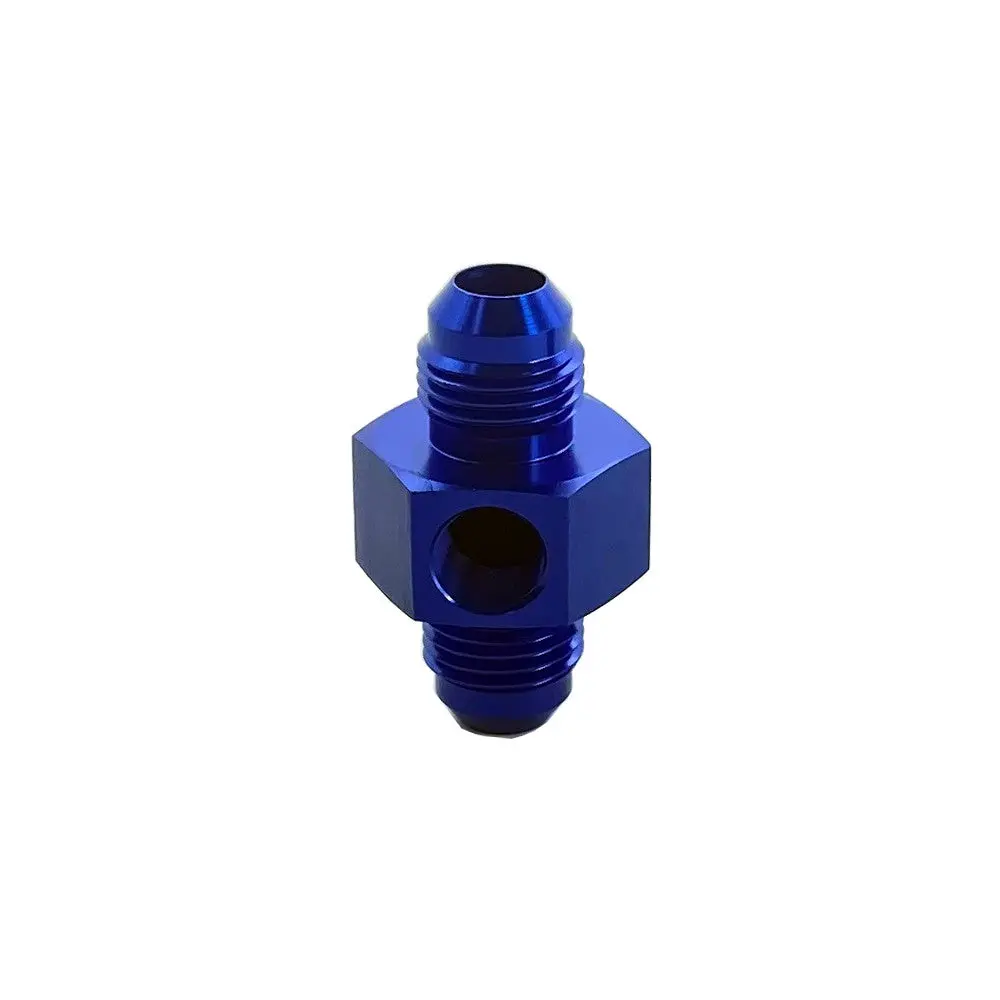 Upr Union Flare Male To Male 6An W/ 1/8 Npt Port 1