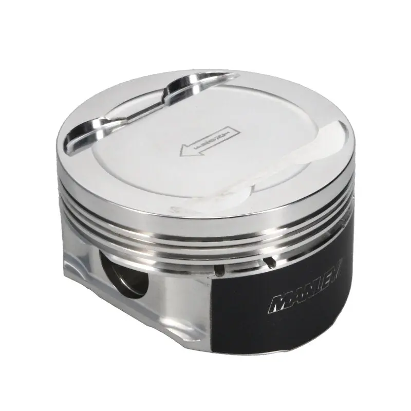 Manley Ford 3.7L Cyclone V6 3.76In Bore 9.5:1 Comp Ratio -5.0Cc Dish Platinum Piston - Single 1