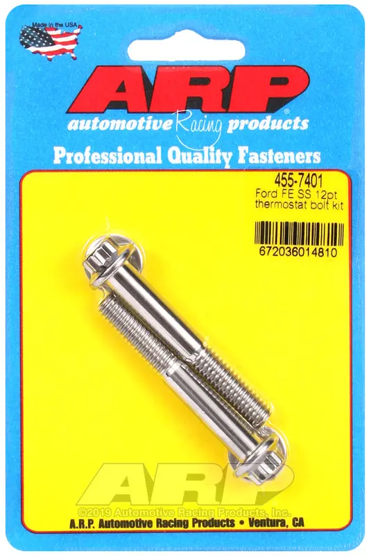 Arp Ford Fe Ss 12Pt Thermostat Bolt Kit 1