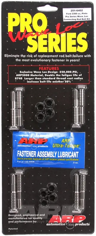Arp Ford Pinto 2300Cc Wave-Loc Rod Bolt Kit 1