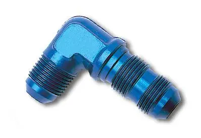 Russell Performance -4 An 1/4In Npt 90 Degree Black Flare To Pipe Adapter 2