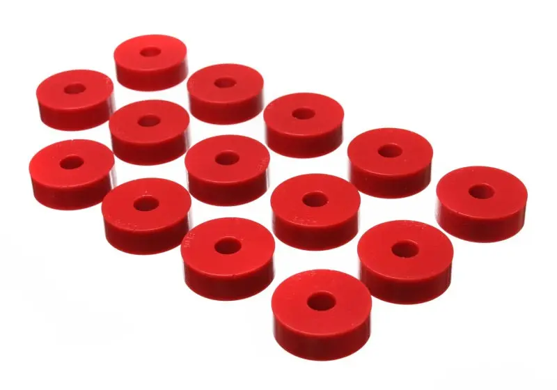 Energy Suspension 55-73 Jeep Cj5/Cj7/Cj8 Scrambler Red Body (Cab) Mount Set 1