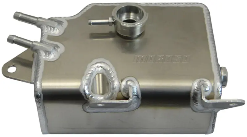 Moroso 06-15 Mazda Miata Coolant Expansion Tank - Direct Bolt-In Replacement 1