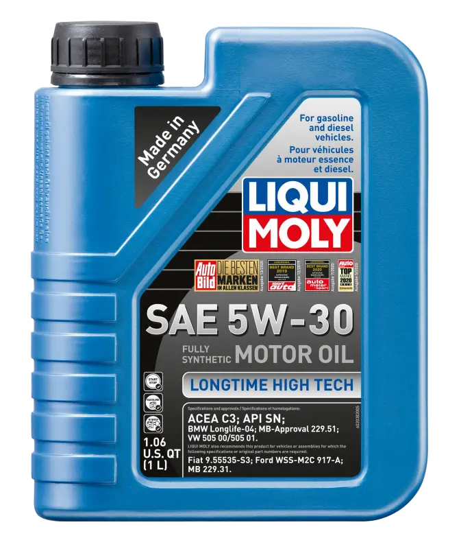 Liqui Moly 1L Longtime High Tech Motor Oil Sae 5W30 2