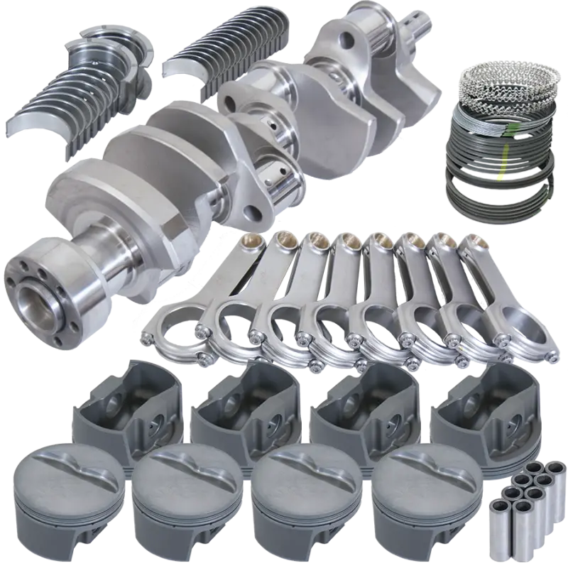 Eagle Chevy 350 1Pc 3.750In Crank 5.700In H-Beam -5Cc Flat Top 4.030In Pistons Balanced Assembly 1