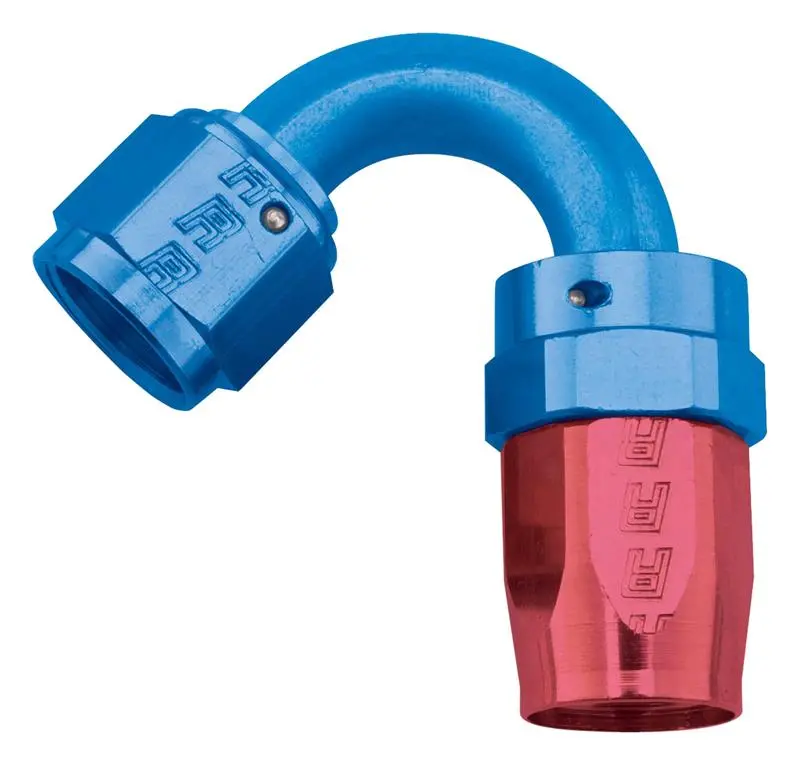 Russell Performance -8 An Red/Blue 120 Degree Full Flow Swivel Hose End (With 3/4In Radius) 2
