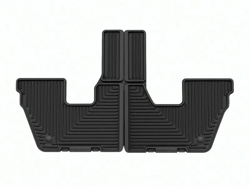 Weathertech 2021-2023 Jeep Cherokee L (6 Passenger Seating) Rear All-Weather Floor Mats - Black 1