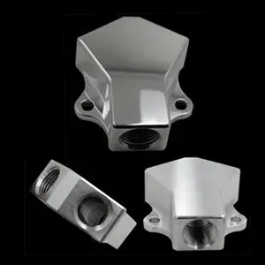 Upr Billet 1/2 Y Fuel Block - Polished 1
