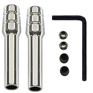 Upr 1990-2014 Ford Mustang Slimline Locking Door Pin Kit - Polished 1