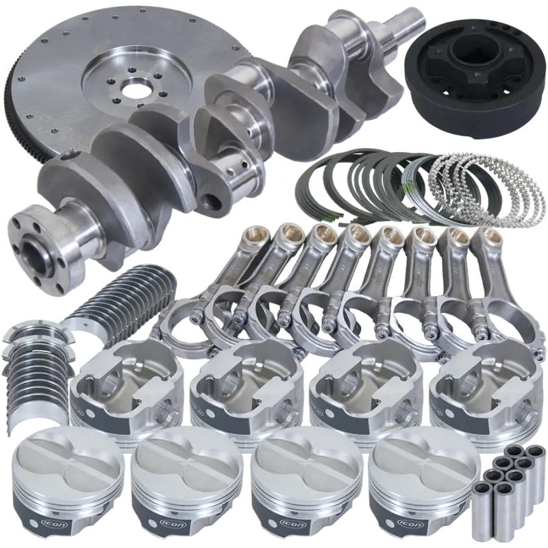 Eagle Ford 302 3.400In Crank 5.400In I-Beam Rods 4.000In Pistons 164 Tooth Fw Balanced Assembly 1