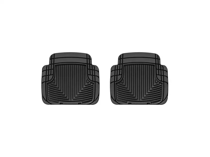 Weathertech 99 Bmw M3 Convertible Rear Rubber Mats - Black 1