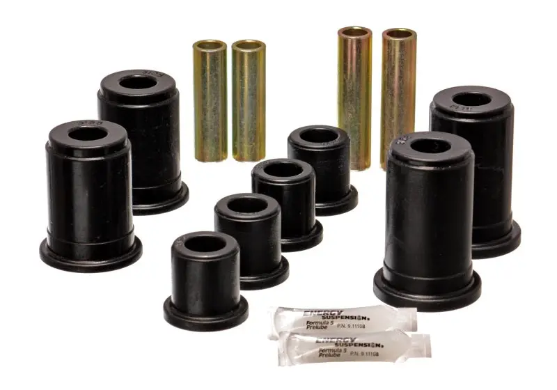 Energy Suspension 99-04 Chevy Silverado/Gmc Sierra Black Front And Lower Control Arm Bushing Set 1