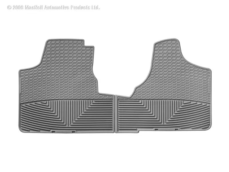 Weathertech 03 Chrysler Voyager Short Wb Front Rubber Mats - Grey 1