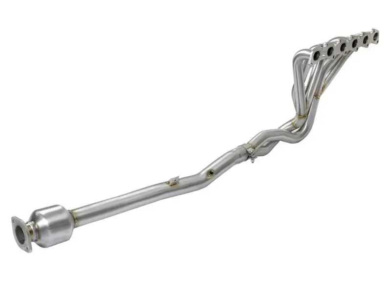 Afe Power Twisted Steel Long Tube Header & Connection Pipes (Street Series) 01-16 Nissan Patrol 1