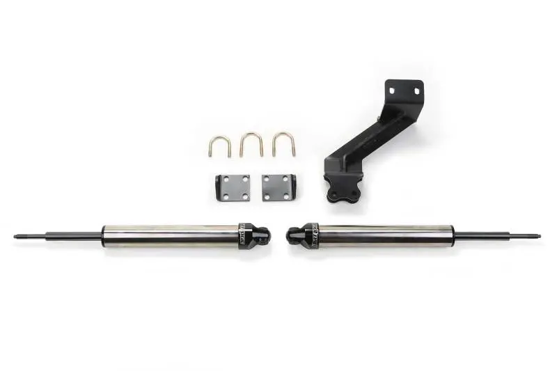 Fabtech 14-18 Ram 2500/3500 4Wd Dual Steering Stabilizer System W/Dl 2.25 Shocks 1