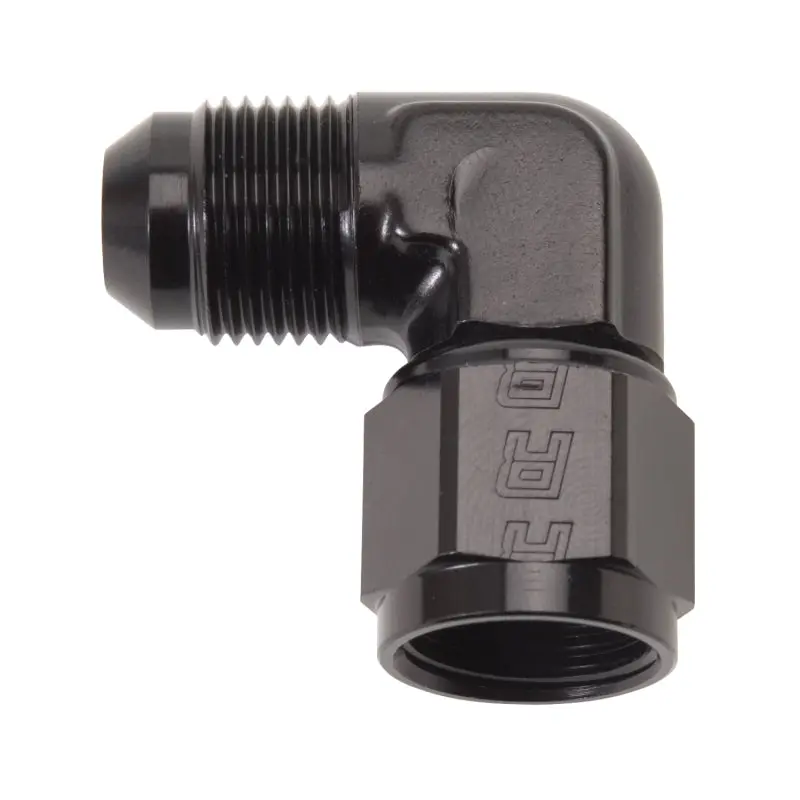 Russell Performance -6 An 90 Degree Male An To Female An Fitting (Black) 1