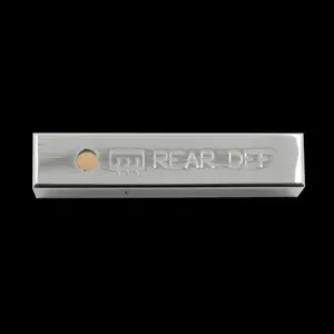 Upr 1994-2001 Ford Mustang Rear Defroster Button - Polished 1
