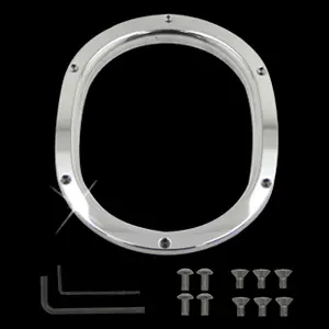 Upr 1994-2004 Ford Mustang Automatic/ 5-Speed Shifter Bezel - Polished 1