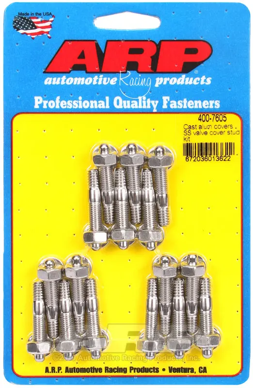 Arp Cast Aluminum Covers Ss Valve Cover Stud Kit 1