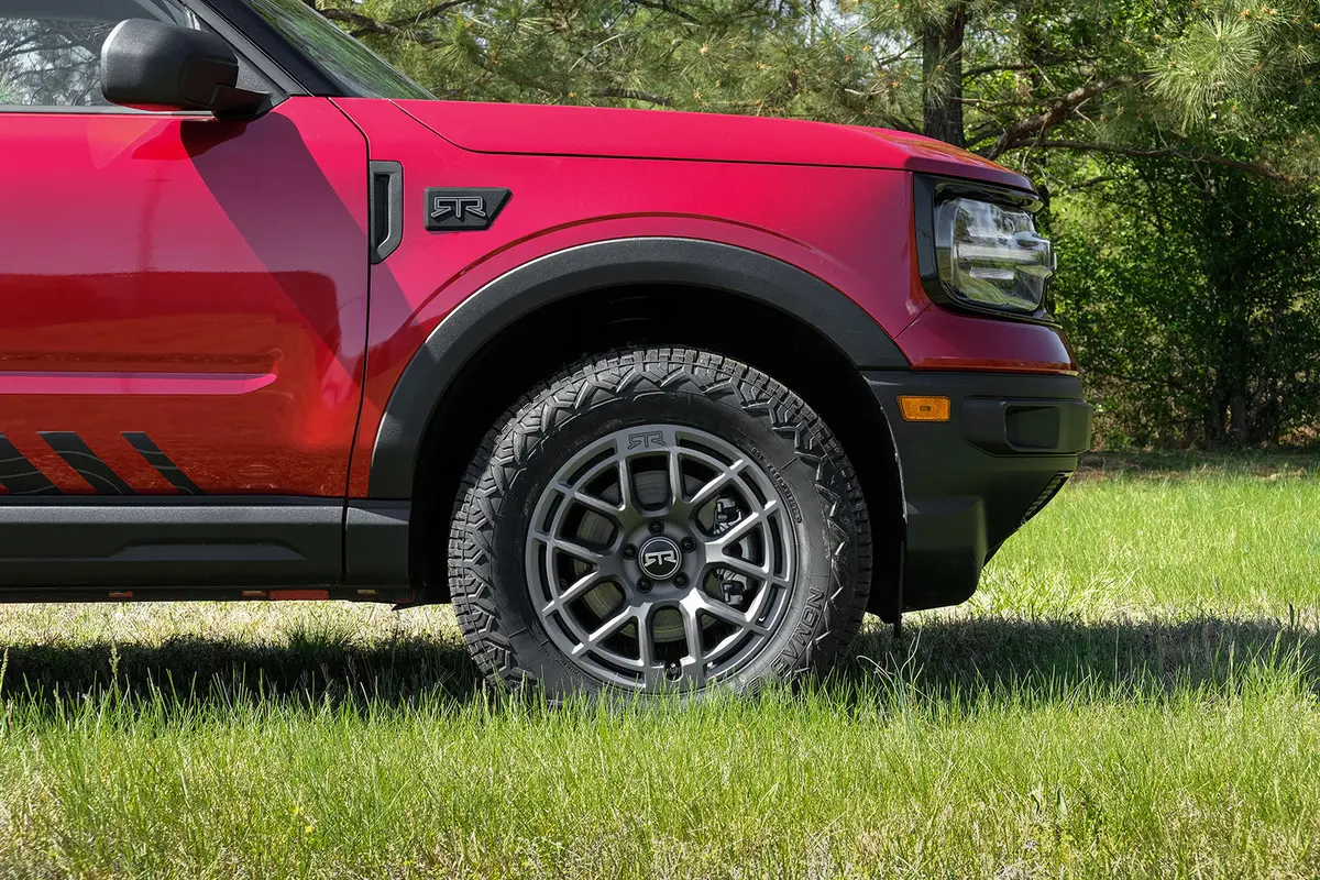 Rtr Tech 6 Satin Black Wheel - 17X7.5; 5X108; 35Mm - 2021-2026 Ford Bronco Sport 1