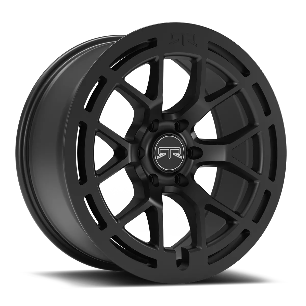 Rtr Tech 6 Satin Black Wheel - 17X9; 6X139.7; 0Mm Offset - 2019-2022 Ford Ranger / 2021-2026 Ford Bronco 1