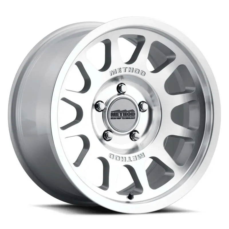 Method Mr703 Bead Grip 17X8.5 0Mm Offset 8X170 130.81Mm Cb Machined/Clearcoat Wheel 1
