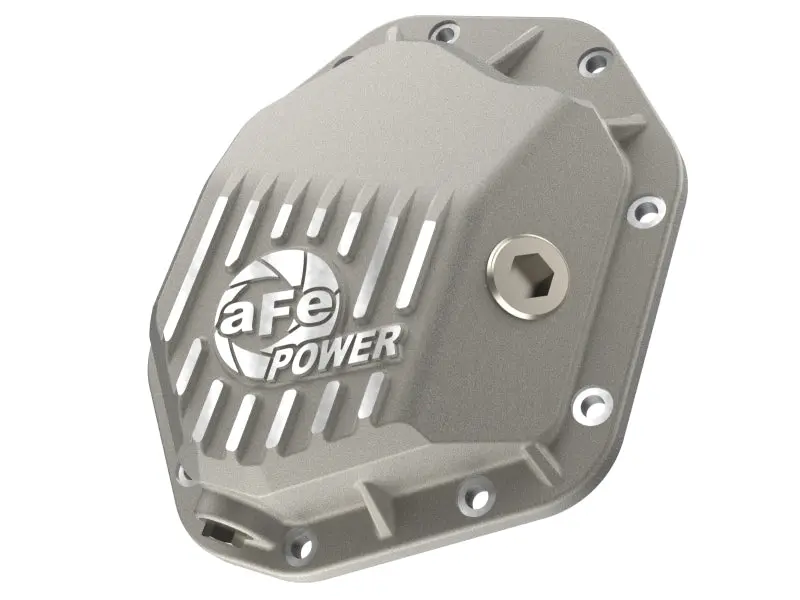 Afe 19-25 Gm Trucks Front Diff Cover - Raw W/ Machined Fins 1