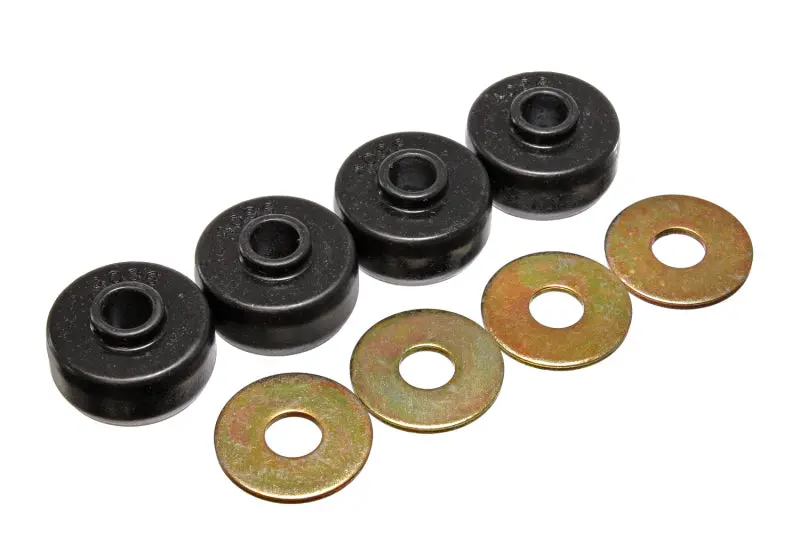Energy Suspension 84-96 Chevy Corvette Black Spring Cushions For Rear Leaf Spring Bushing Set 1