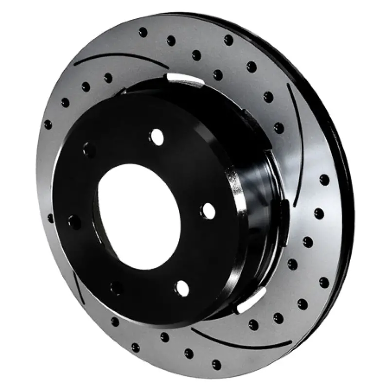 Wilwood 6X5.5 Srp Drilled Performance Rear Rotor & Hat R/H - Black 1