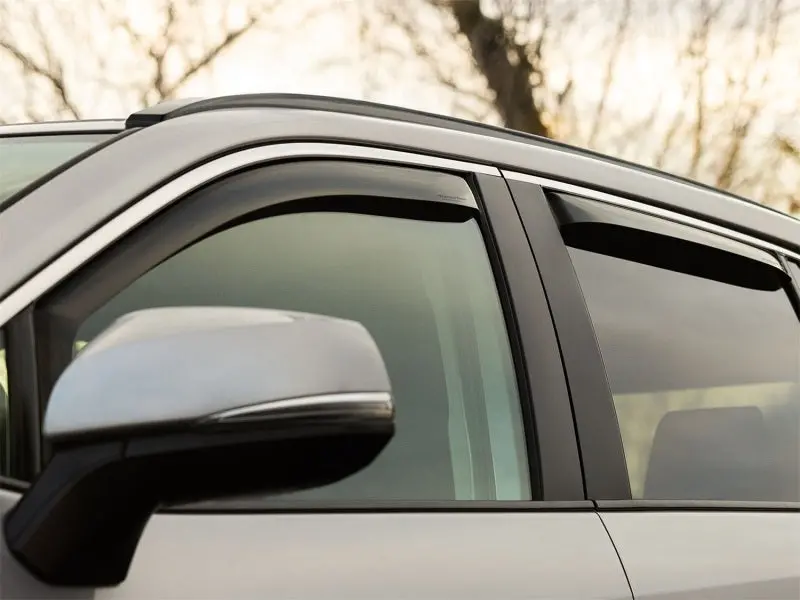 Weathertech 08-20 Dodge Grand Caravan Front&Rear Side Window Deflectors - Dark Tint 1