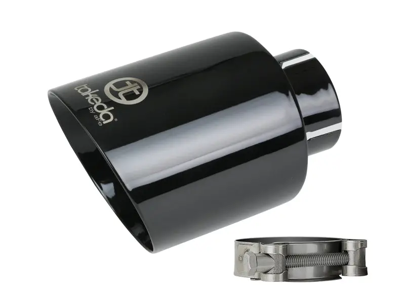 Afe Takeda Universal Exhaust Tip 2-1/2 In Inlet X 4-1/2 In Outlet X 7 In L 1