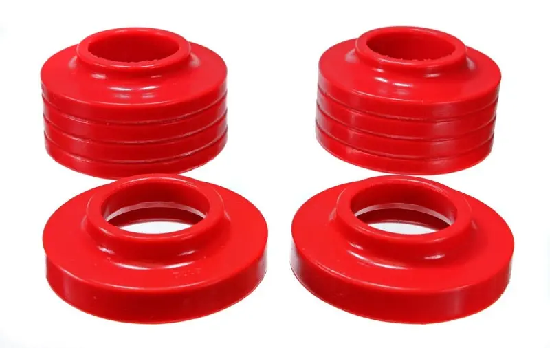 Energy Suspension Jeep Spring Isolators - Red 1