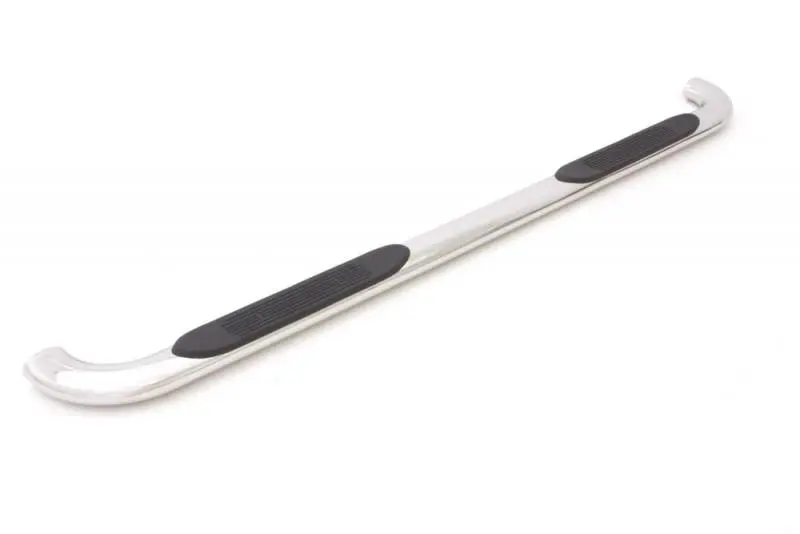 Lund 2019 Chevy Silverado 1500 Double Cab 4In Oval Curved Ss Nerf Bars - Polished Stainless 1