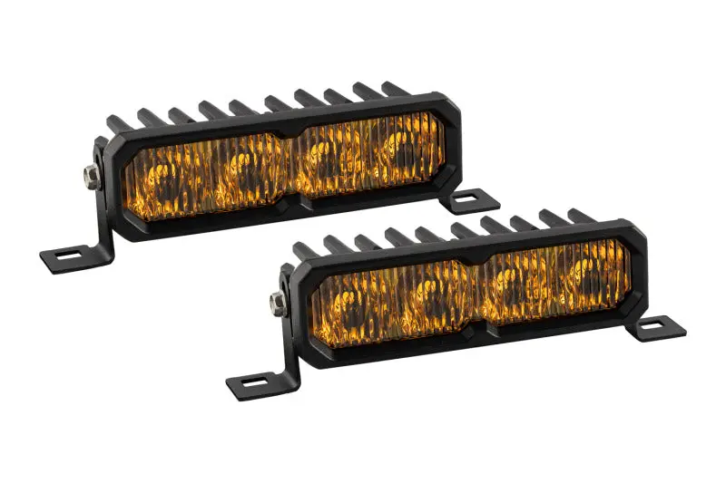 Diode Dynamics Ss6 Sport Yellow Fog Standard Abl (Pair) 3000K 1