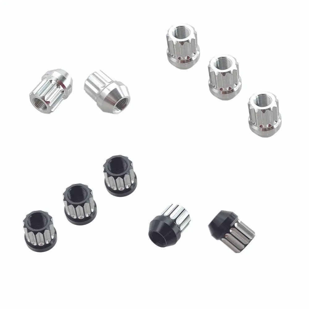 Upr M14 - 1.5 Billet Acorn Lug Nuts 10 Piece - Satin 1