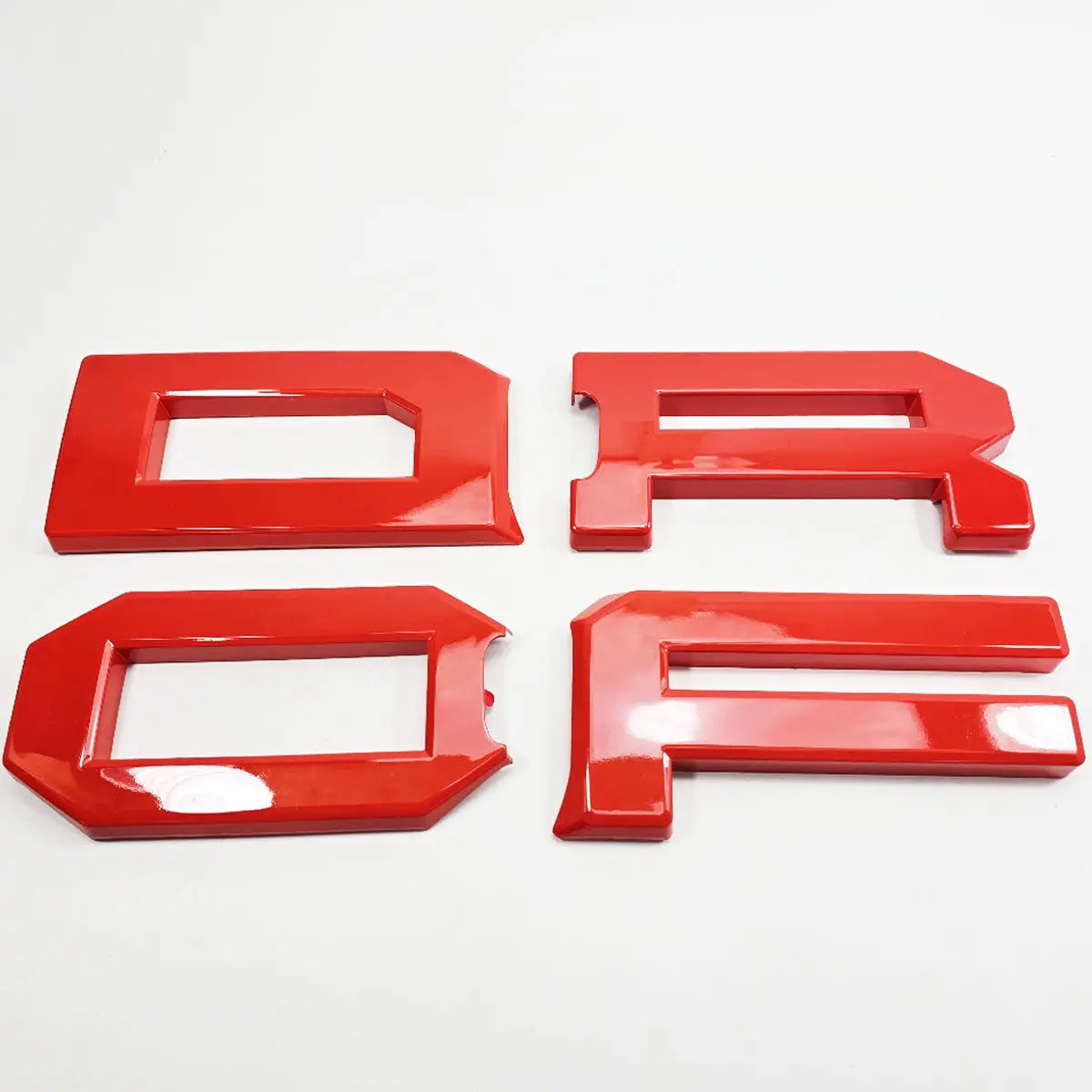 Upr 2022-2025 Chevy Bronco Raptor Grille Letters -Carbonized Gray 1