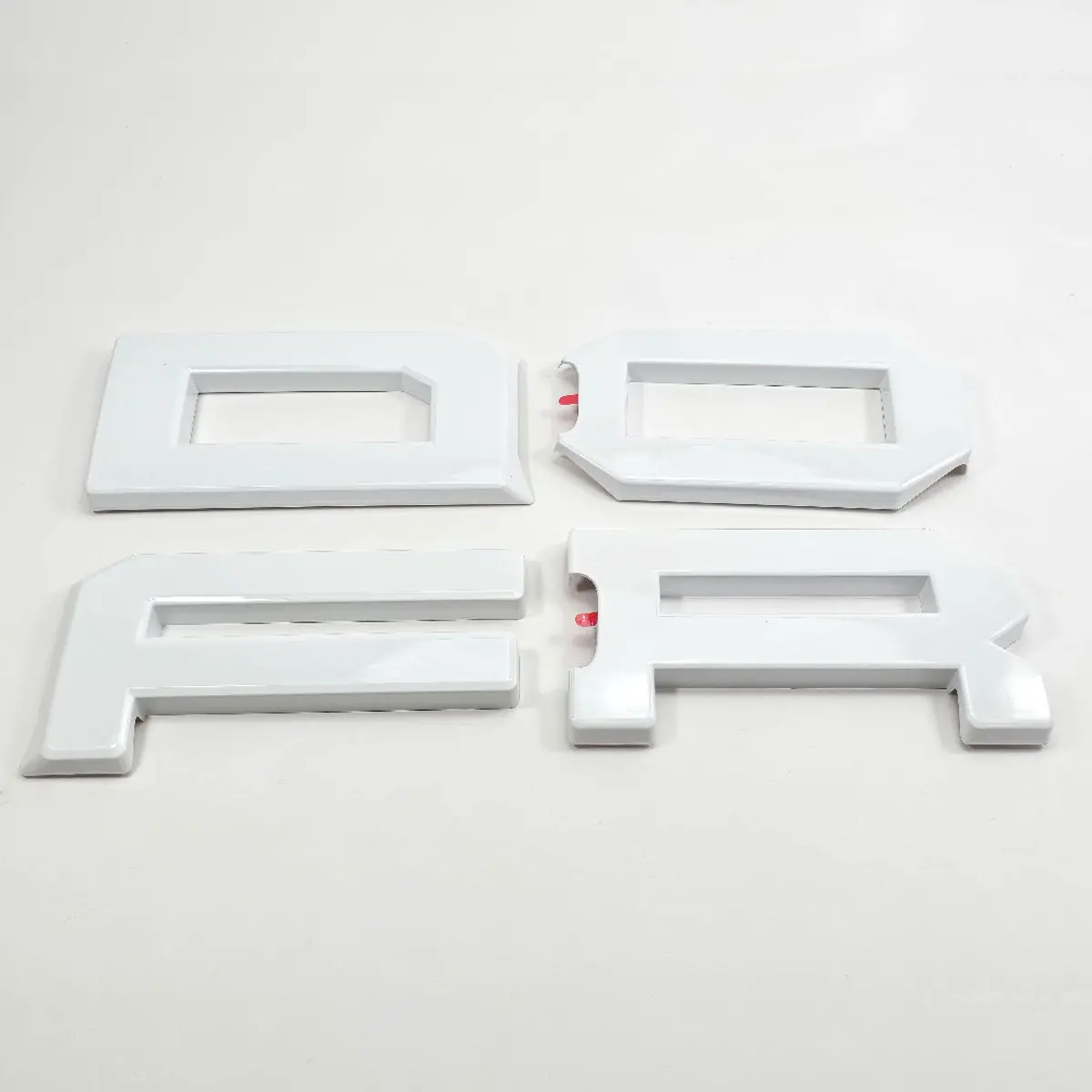 Upr 2022-2025 Chevy Bronco Raptor Grille Letters -Hot Pepper Red 1