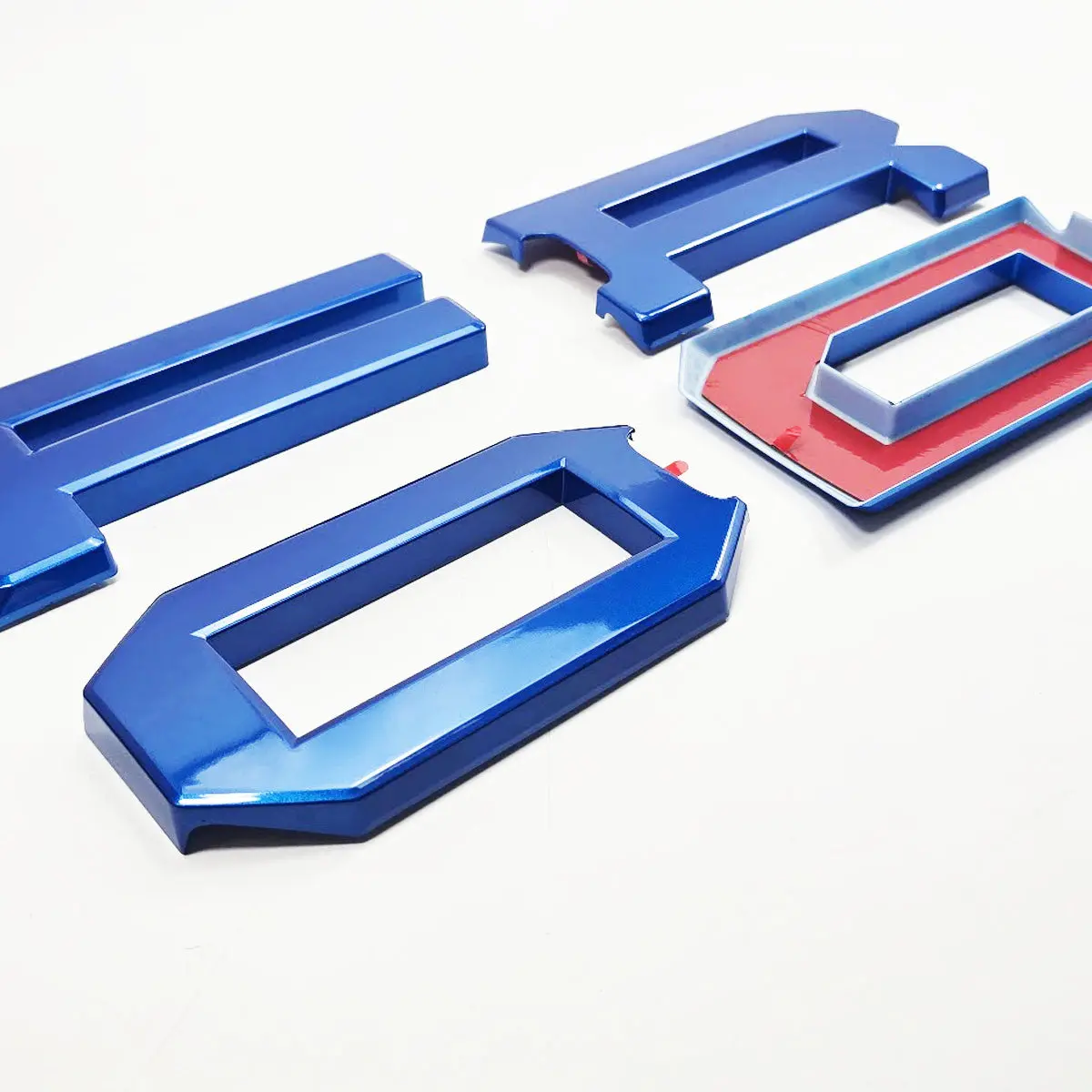 Upr 2022-2025 Chevy Bronco Raptor Grille Letters -Oxford White 1