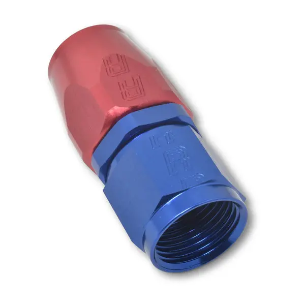 Russell - An-4 Proclassic Straight Hose End With Red/Blue Finish 1