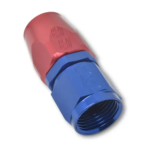 Russell - An-8 Proclassic Straight Hose End With Red/Blue Finish 1