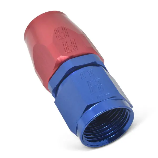 Russell - An-10 Proclassic Straight Hose End With Red/Blue Finish 2