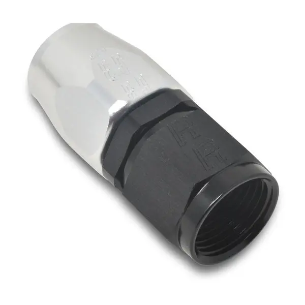 Russell - An-12 Proclassic Straight Hose End With Black/Silver Finish 1