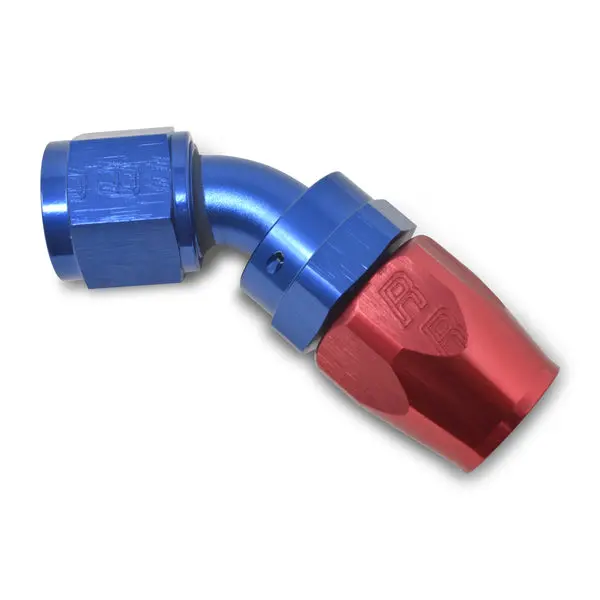 Russell - An-10 Proclassic Swivel 45 Degree Hose End With Red/Blue Finish 2