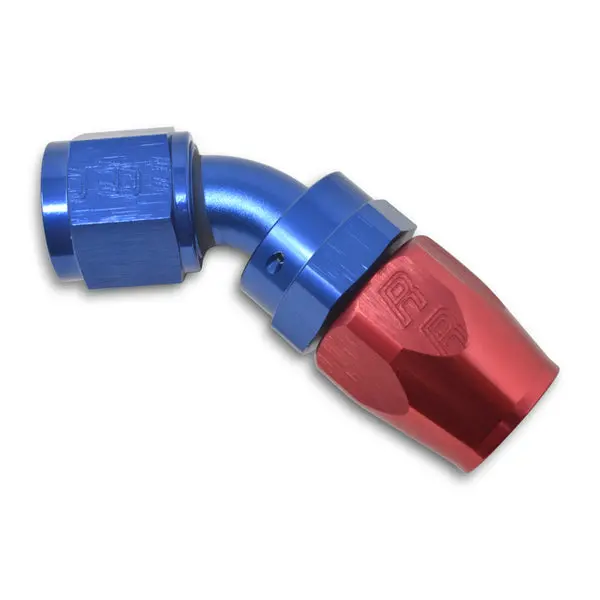 Russell - An-12 Proclassic 45 Degree Hose End With Red/Blue Finish 2