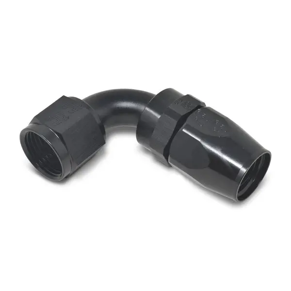 Russell - An-4 Proclassic 90 Degree 1/2In Radius Hose End With Black Finish 1