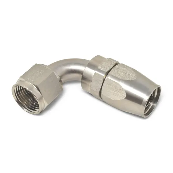 Russell - An-8 Proclassic 90 Degree 1/2In Radius Hose End With Endura Finish 1
