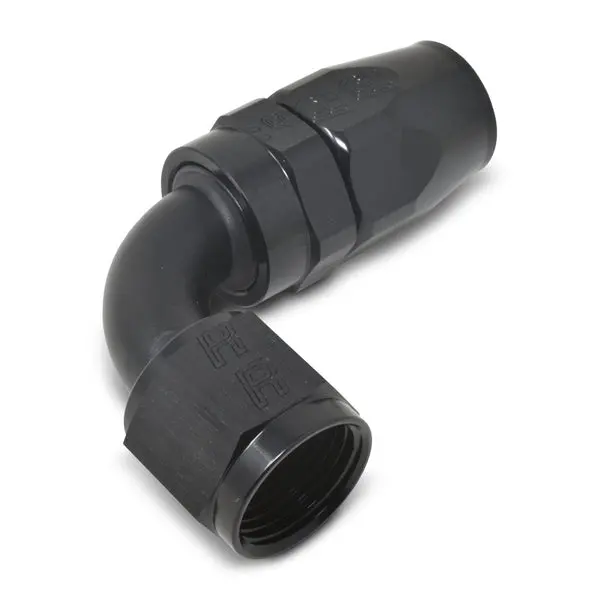 Russell - An-8 Proclassic Swivel 90 Degree 1/2In Radius Hose End With Black Finish 1